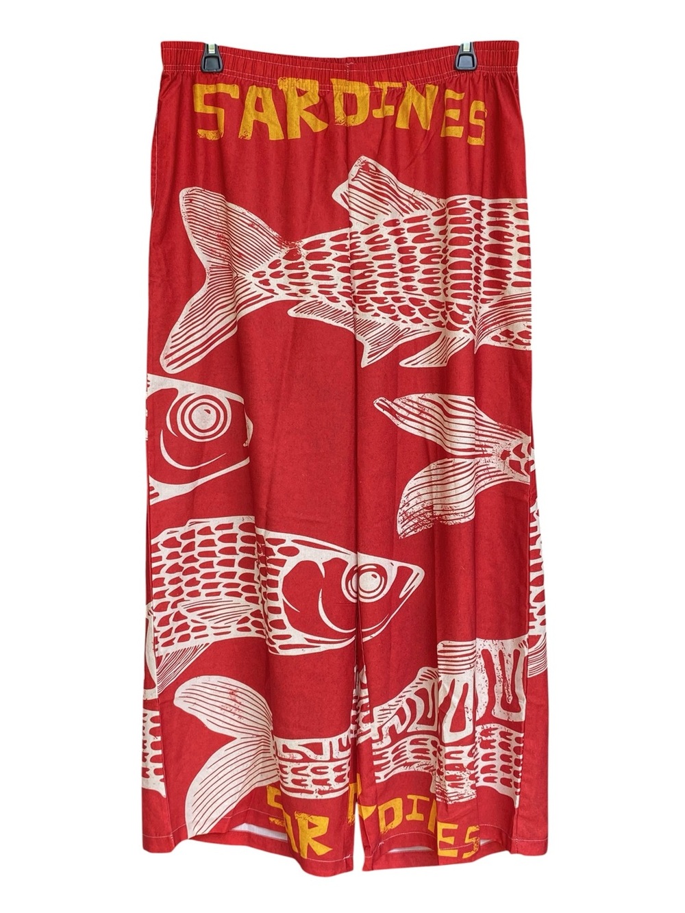 Nice To Meet You Sardine Pants Wide Leg High Rise Plus Size 5XL 2XL Red New Boho
